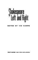 Cover of: Shakespeare left and right by edited by Ivo Kamps.