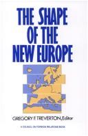 Cover of: The Shape of the new Europe