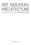 Cover of: Art nouveau architecture: residential masterpieces, 1892-1911