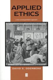 Cover of: Applied Ethics: A Non-Consequentialist Approach