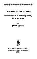 Cover of: Taking center stage by Janet Brown