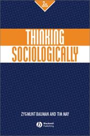 Cover of: Thinking Sociologically