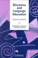 Cover of: Discourse and language education