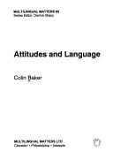 Cover of: Attitudes and language
