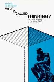 Was heisst Denken? by Martin Heidegger