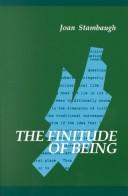 Cover of: The finitude of being