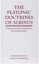 Cover of: The Platonic doctrines of Albinus