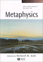 Cover of: The Blackwell Guide to Metaphysics (Blackwell Philosophy Guides)