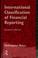Cover of: International classification of financial reporting