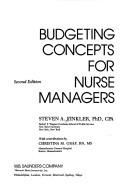 Cover of: Budgeting concepts for nurse managers