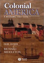 Cover of: Colonial America by Richard Middleton