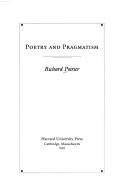 Cover of: Poetry and pragmatism