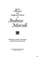 Cover of: On the celebrated and neglected poems of Andrew Marvell