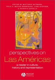 Cover of: Perspectives on Las Americas by Felix V. Matos-Rodriquez, Lynn Stephen, Patricia Zavella