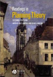 Cover of: Readings in Planning Theory (Studies in Urban & Social Change) by Susan S. Fainstein