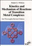 Cover of: Kinetics and mechanisms of reactions of transition metal complexes