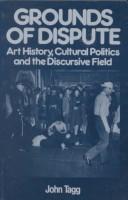 Cover of Grounds of dispute by John Tagg