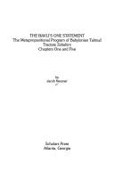 The Bavli's one statement by Jacob Neusner