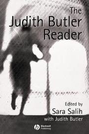 Cover of: The Judith Butler Reader