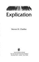 Cover of: Explication