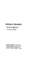 Cover of: Salman Rushdie by Harrison, James