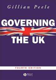 Cover of: Governing the UK by Gillian Peele