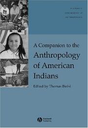 Cover of: Companion to the Anthropology of American Indians