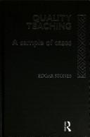Cover of: Quality teaching: a sample of cases