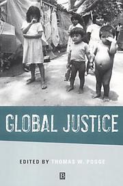 Cover of: Global Justice (Metaphilosophy Special Issues) | Thomas W. Pogge