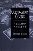 Cover of: Corporation giving by Frank Emerson Andrews