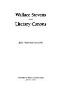 Cover of: Wallace Stevens and literary canons