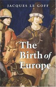 Cover of: The birth of Europe