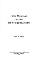 Cover of: Piers Plowman: a guide to the quotations