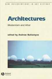 Cover of: Architectures: Modernism and After (New Interventions in Art History)