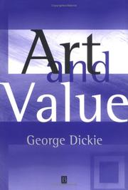 Cover of: Art and Value: Themes in the Philosophy of Art