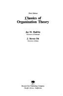 Cover of: Classics of organization theory