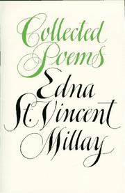 Cover of: Collected Poems of Edna St. Vincent Millay