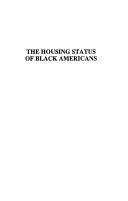 Cover of: The Housing status of black Americans