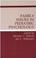 Cover of: Family issues in pediatric psychology