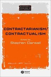 Cover of: Contractarianism, Contractualism (Blackwell Readings in Philosophy)