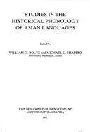 Cover of: Studies in the historical phonology of Asian languages