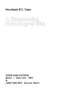 Cover of: A comparative phonology of Gbe