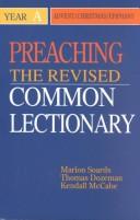 Cover of Preaching the Revised common lectionary