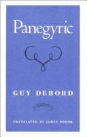 Cover of: Panegyric by Guy Debord