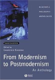 Cover of: From Modernism to Postmodernism: An Anthology (Blackwell Philosophy Anthologies (Paper))
