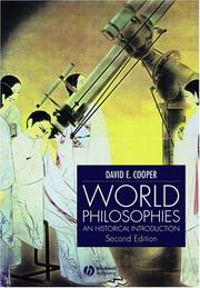 Cover of: World Philosophies by David Edward Cooper