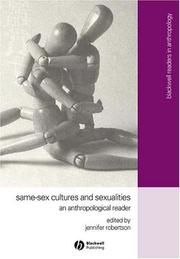 Cover of: Same-Sex Cultures and Sexualities by Jennifer Robertson
