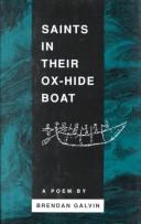 Cover of: Saints in their ox-hide boat: a poem