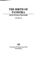Cover of: The birth of Pandora and the division of knowledge