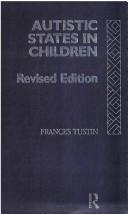Autistic states in children by Frances Tustin